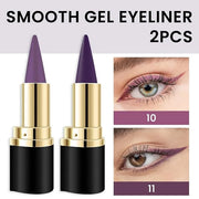 Kaely 2Pcs Light Dark Purple Gel Eyeliner Pencil, Color Colored Violet Eye Liner Waterproof Smudge Proof, Gothic Halloween...