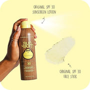 Sun Bum Sun Bum Original Spf 30 Sunscreen Spray and Face Stick vegan and Reef Friendly (octinoxate & Oxybenzone Free) Broa...