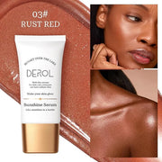 Bronzing Drops, Lightweight and Non-greasy Liquid Bronzer for Face & Body, Instant Sunshine Glow Serum for Flawless Skin &...
