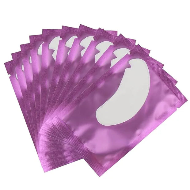50 Pair V Shape Under Eye Gel Pads Hydrogel Eye Patches For Eyelash Extension, Lint Free Under Hydrogel Eye Mask Pads Lash...