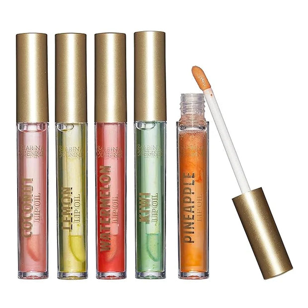 Marina and Demme 5 Piece Tropical Lip Oil Glosses