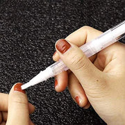 3 Pack 3 ml Transparent Twist Pens Empty Nail Oil Pen with Brush Tip, Cosmetic Lip Gloss Container Applicators Eyelash Gro...