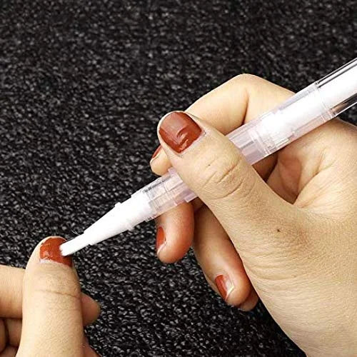 3 Pack 3 ml Transparent Twist Pens Empty Nail Oil Pen with Brush Tip, Cosmetic Lip Gloss Container Applicators Eyelash Gro...