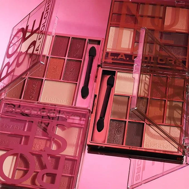 L.A. COLORS Color Block Eyeshadow, Rose CES136 - Product Image