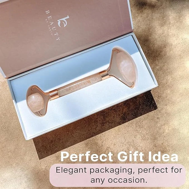 Rose Quartz Face Roller - Relaxation Gifts for Women, Skin Care Tools for Fine Lines and Wrinkles, Teenage Girl Gifts, Bea...