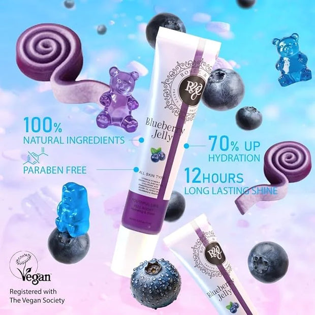 ROSÉE & CO Rosee Lip Gloss Vegan & Cruelty Free Treatment, Professional Make up, Long Lasting Glossy with Shea Butter, Moi...