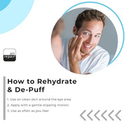 Air Repair Under Eye Cream for Wrinkles, Puffiness, Under Eye Bags, and Dark Circles with Ceramides + Vitamin C, Daily Ant...