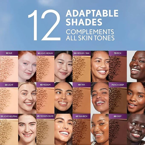 Covergirl Simply Ageless Skin Perfector Essence Foundation, 65 Tan-Rich, Tinted Skincare Makeup Hybrid, Sheer Tint, Radian...
