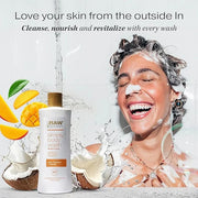 RAW SUGAR Simply Body Wash - Raw Coconut + Mango, Moisturizing & Soothing Bath & Shower Gel, Sulfate-Free, Paraben-Free & ...