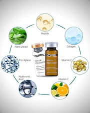 Anti Aging Serum Hyaluronic Acid Serum For Face BB Glow Starter Kit Serum Ampoules for Skin Treatment Kit 0.35 oz 8 Vials ...