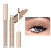 Matte Eyeshadow liquid Long Lasting High-pigmented Eye shadow Gel Eye Makeup (Matte Light Brown) - Product Image