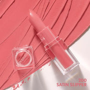 COVERGIRL Clean Lip Color, Satin Slipper, Satin Finish, Squalane, Avocado & Aloe, Carmine-Free, Non-Drying, 0.12oz - Produ...