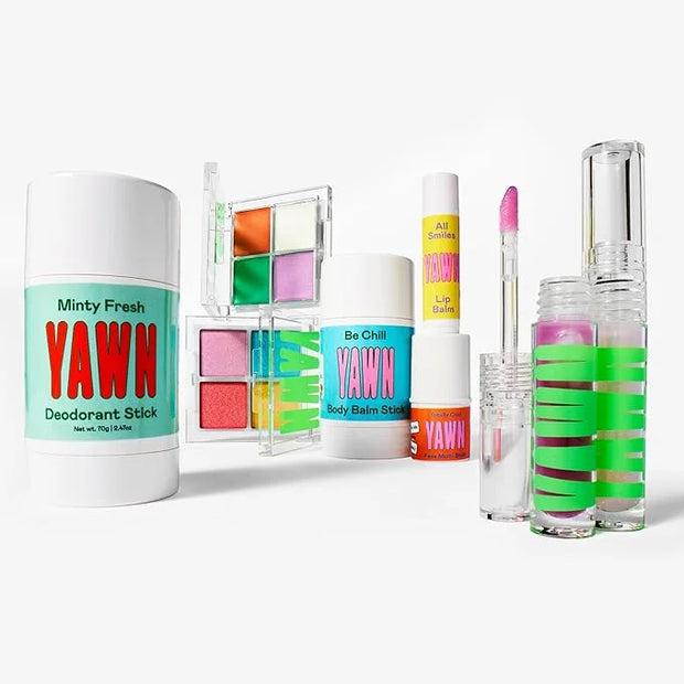 YAWN Lip Gloss Duo | High-Shine Gloss | Soothing Sunflower Seed Oil | Non-Toxic, Cruelty Free, Vegan | Makeup for Kids, Tw...