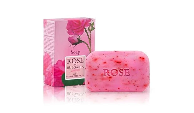 Rose of Bulgaria Gift Set for Women - Hair Shampoo, Cosmetic Soap, Hand Cream with Rose Water - Product Image