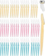 MoHern Dermaplane Razor, 60 Pcs Face Razors for Women and Men, Multipurpose Eyebrow Razor, Dermaplaning Tool for Face Mult...