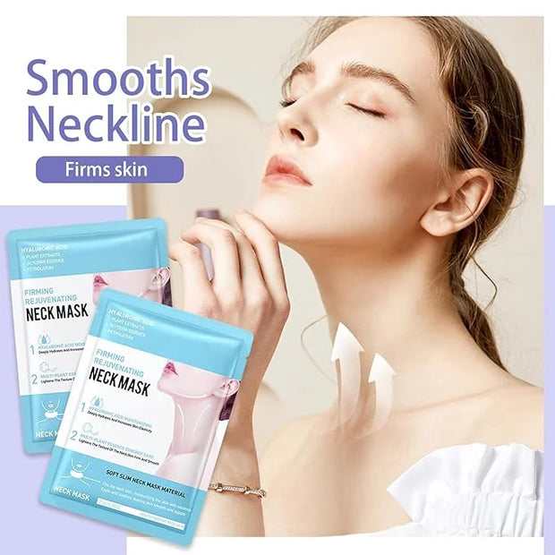 Neck Firming Mask Set,Non-greasy Tighten Lift Firming Neck Mask Skincare Moisturizer, 10 Pieces Deep Moisturizing Masks fo...