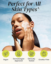 Gleamin Brightening Skincare Bundle – Mask, Serum, Cleanser, Moisturizer & Oil for Dark Spots, Uneven Tone, and Glowing Sk...