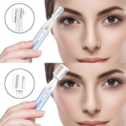 Eyebrow Trimmer, Precision Electric Eyebrow Razor for Women Battery-Operated Facial Hair Remover with Comb No Pulling Sens...