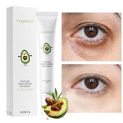 Avocado Hydrating Eye Cream Elastic Moisturizing Eye Cream Remove Pouches Dark Circles Anti-Wrinkle Diminishing Eye Lines ...