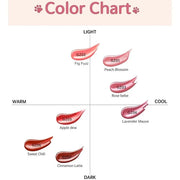 Chewy Lip Glaze, High Shine Lip Gloss, Korean Beauty (GZ02 Fig Fuzz, 3.5 grams) - Product Image