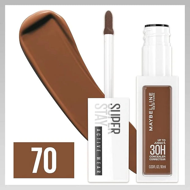 Maybelline Super Stay Liquid Concealer Makeup, Full Coverage Concealer, Up to 30 Hour Wear, Transfer Resistant, Natural Ma...