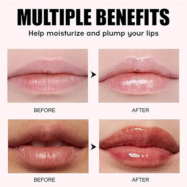8 Colors Lip Oil Lip Glaze, Hydrating Lip Glow Oil Big Brush Head Shiny Moisturizing Lip Gloss, Long Lasting Non-sticky Fr...
