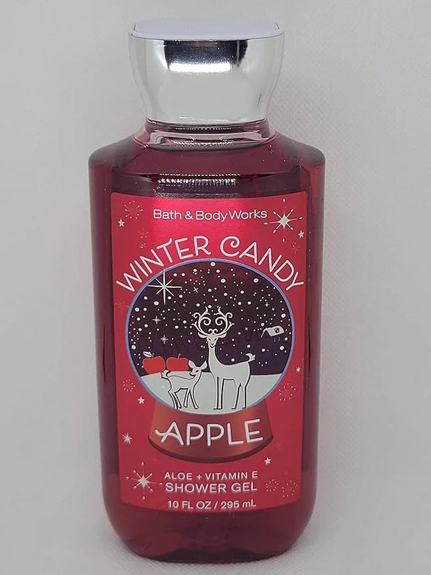 Bath & Body Works Winter Candy Apple Shower Gel Gift Sets For Women 10 Oz (Winter Candy Apple) - Product Image