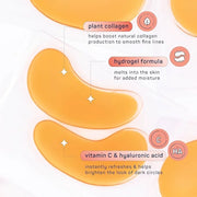 SpaLife Complete Vitamin C Skin Care Variety Bundle - Nourishing Under Eye Patches, Revitalizing Face & Eye Cream, and Pot...