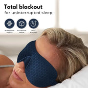 3D Contoured Eye Mask for Sleeping | Sleep Mask for Side Sleepers | Eyelash Extensions with Velcro Closure | Shade Cover |...