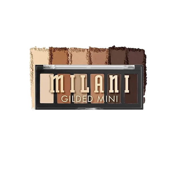 Milani Gilded Mini Eyeshadow Palette with 6 Matte & Shimmer Hues - Whiskey Business - Product Image