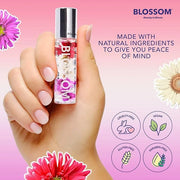 Blossom Scented Roll on Lip Gloss and Juicy Jelly Moisturizing Lip Care Nourishing Lip Oil, 2 Pack, Strawberry - Product I...