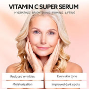 ANSDUR Super Vitamin C Serum for Women over 70: Hyaluronic Acid Serum for Face, Dark Spot Remover and Wrinkle Reduction - ...