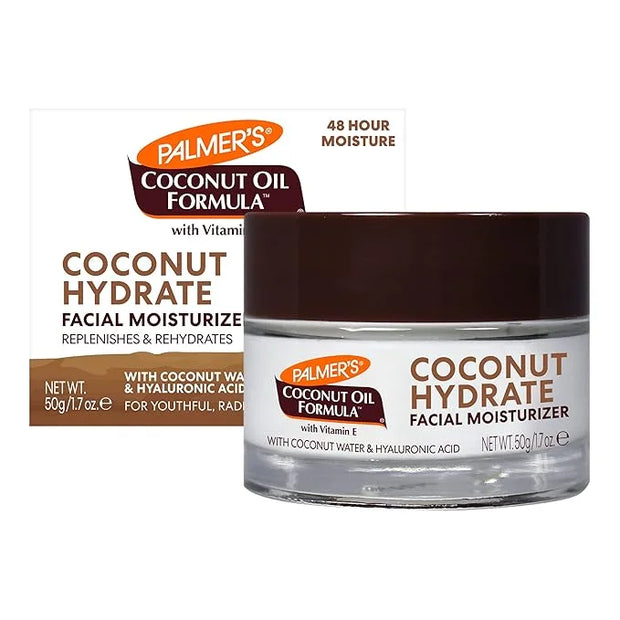 Palmer’s Coconut Oil Formula Coconut Water Face Moisturizer, 1.7 Ounce Jar - Product Image