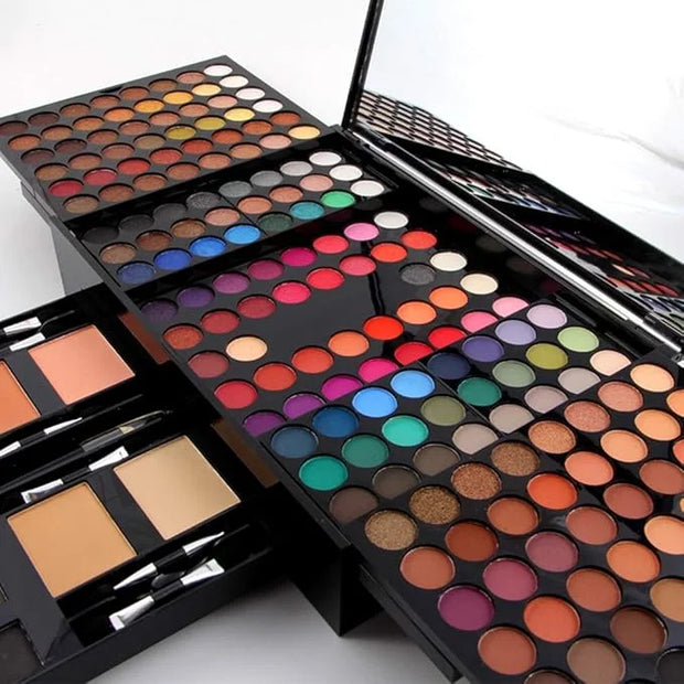 180 Colors Matte Eyeshadow Makeup Powder Blush Brow