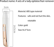 Womens Electric Razor, Face Shaver, Facial Hair Remover, Electric Bikini Trimmers for Legs, Travel Razor for Eyebrow Ear N...
