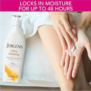 Jergens Ultra Healing Dry Skin Lotion, Hand and Body Moisturizer for Quick Absorption into Extra Dry Skin with Hydralucenc...
