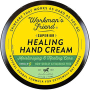 WORKMAN'S FRIEND Superior Healing Hand Cream - Intense Moisturizer - Heals Extremely Dry & Cracked Skin - 2.5 ounce - Prod...