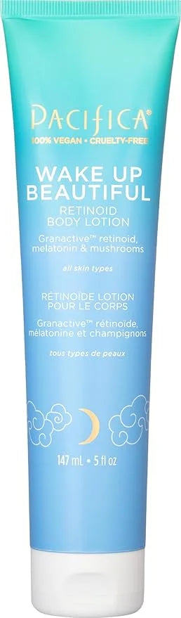 Pacifica Body Lotion Retinol Cream -Wake Up Beautiful Retinoid Renewing for Skin Elasticity Hydration & Plumpness - for An...