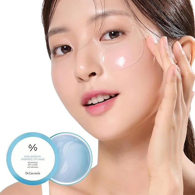 Dr.Ceuracle Hyal Reyouth Hydrogel Eye Mask Patch - Korean Under Eye Patches for Revitalizing, Wrinkle Care, Glowing, Firmi...