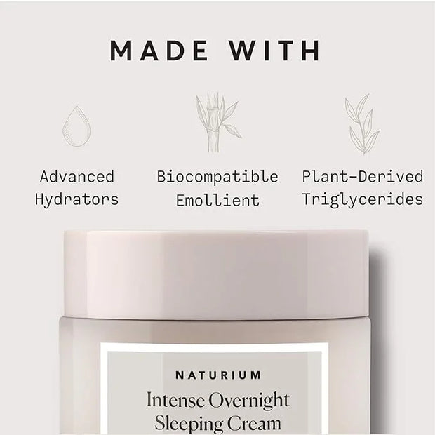 Naturium Intense Overnight Sleeping Cream Jumbo, Hydrating & Anti-Aging Face Moisturizer, 3 oz - Product Image