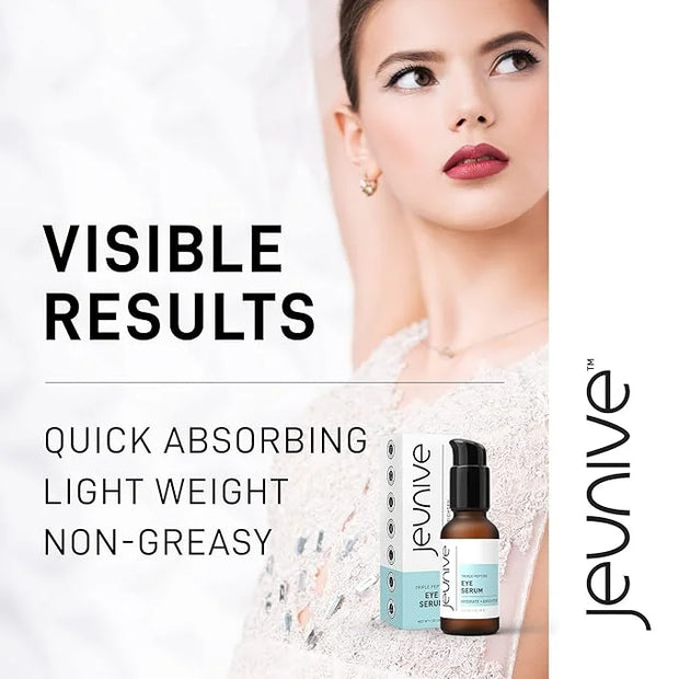 Deep Hydration Refreshing Triple Peptides Daily Eye Correction Serum | 48Hr Hydrating Delicate Eye Skin Area to Reduce Dar...