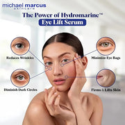 Micheal Marcus Hydromarine™ Eye Lift Serum - Reduces Wrinkles, Puffiness, Fine Line & Dark Circles - Under Eye Serum Impro...