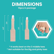 10 Pack Fabric Hammer Toe