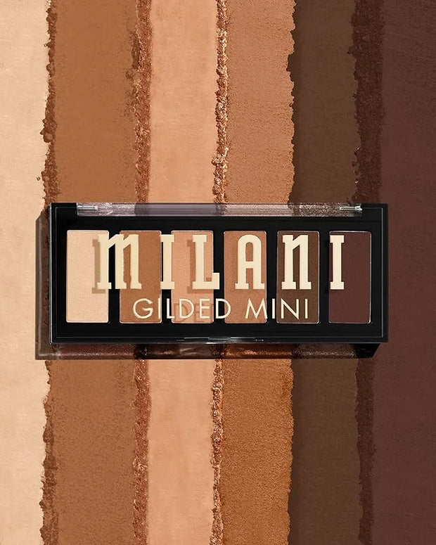 Milani Gilded Mini Eyeshadow Palette with 6 Matte & Shimmer Hues - Whiskey Business - Product Image