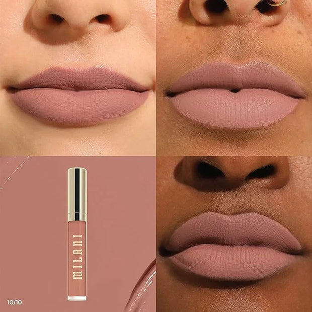 Milani Stay Put Longwear Liquid Lipstick - Smudge-Proof, Kiss-Proof, and Fade-Resistant Formula for All-Day Wear - 10/10 -...
