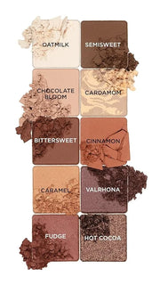 Pacifica Cocoa Nudes Mineral Eyeshadow Palette – 10 Shades Eye Makeup Naked Mineral Eye Shadow - Earth-Tone Rich Chocolate...