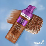 Covergirl Simply Ageless Skin Perfector Essence Foundation, 65 Tan-Rich, Tinted Skincare Makeup Hybrid, Sheer Tint, Radian...