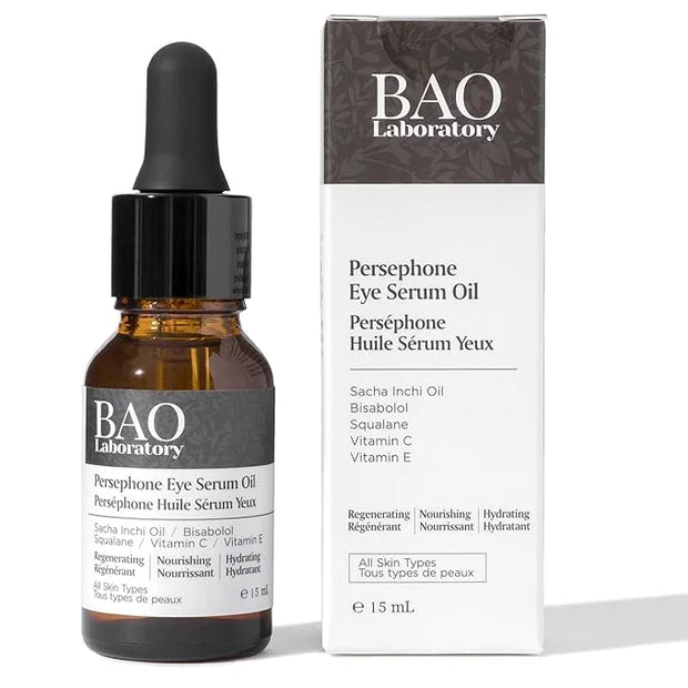 Persephone Eye Serum Oil (15 ML) | Sacha Inchi Oil, Bisabolol and Vitamin C & E | Eye Serum for Wrinkles, Finelines and Da...