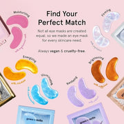 grace & stella Under Eye Patches with Peptides & Rice Extract - Firming Eye Masks for Dark Circles and Puffiness - Iridesc...