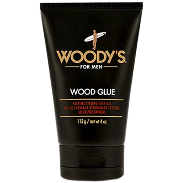 Woody's Wood Glue Extreme Styling Gel for Men, Intense Long-lasting Hold with No Flaking, Quick-drying, Retains Moisture, ...